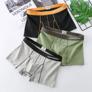 High Elasticity Soft Breathable Men's Boxers (Set of 3)