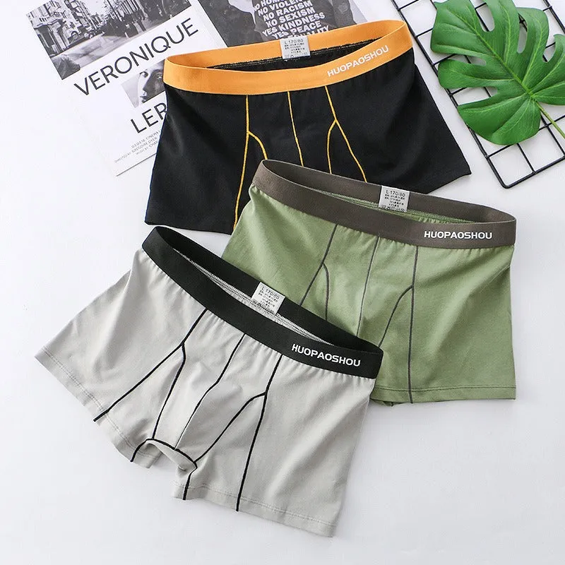 High Elasticity Soft Breathable Men's Boxers (Set of 3)