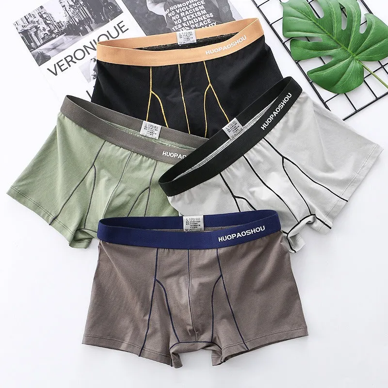 High Elasticity Soft Breathable Men's Boxers (Set of 3)