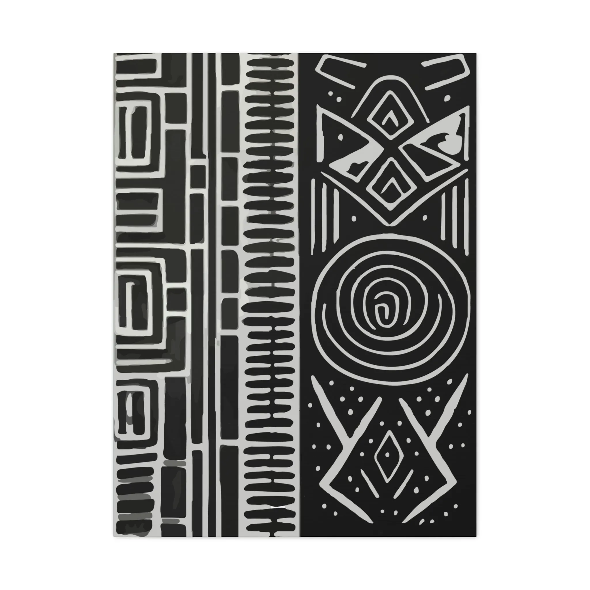 HoN Abstract Canvas B&W #1