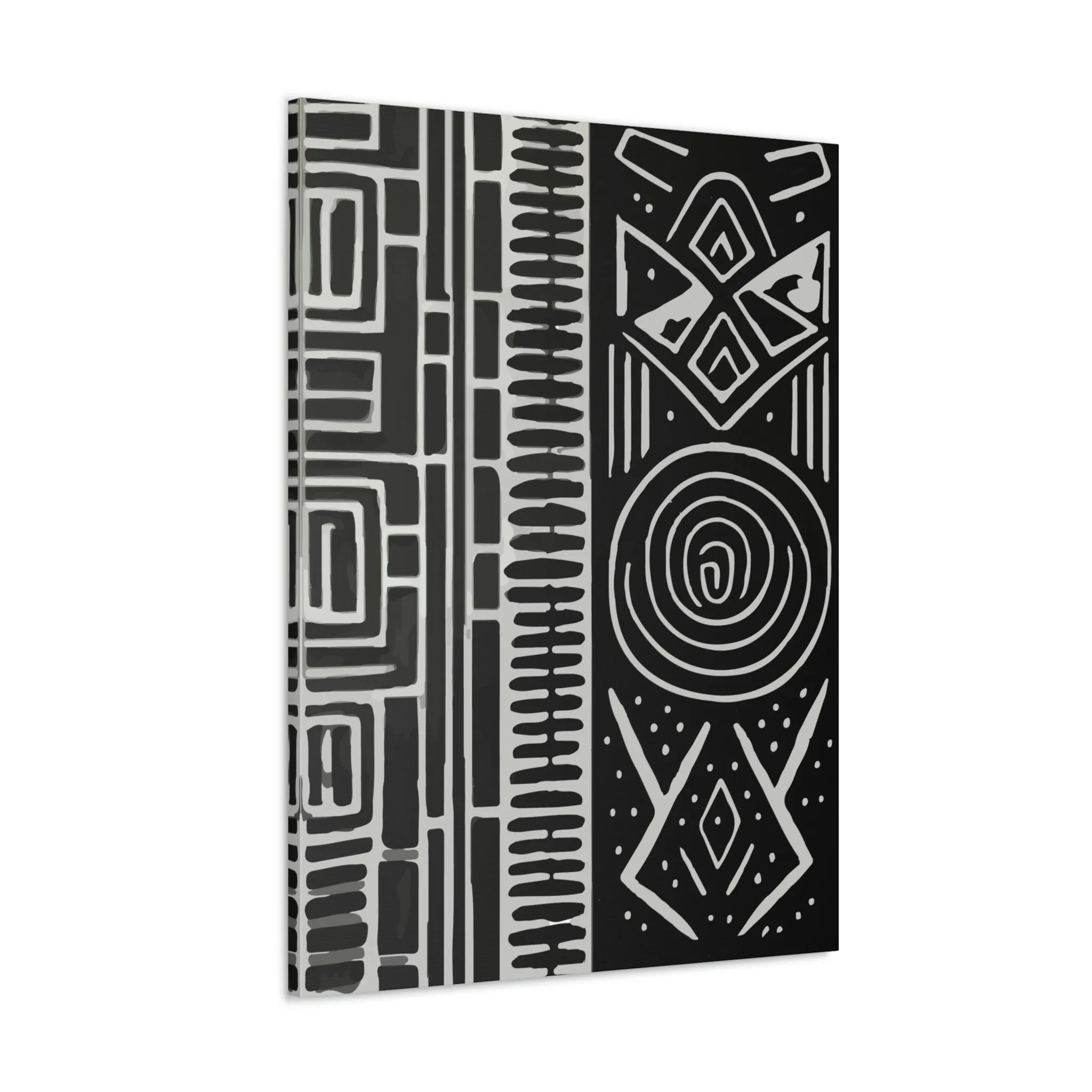 HoN Abstract Canvas B&W #1