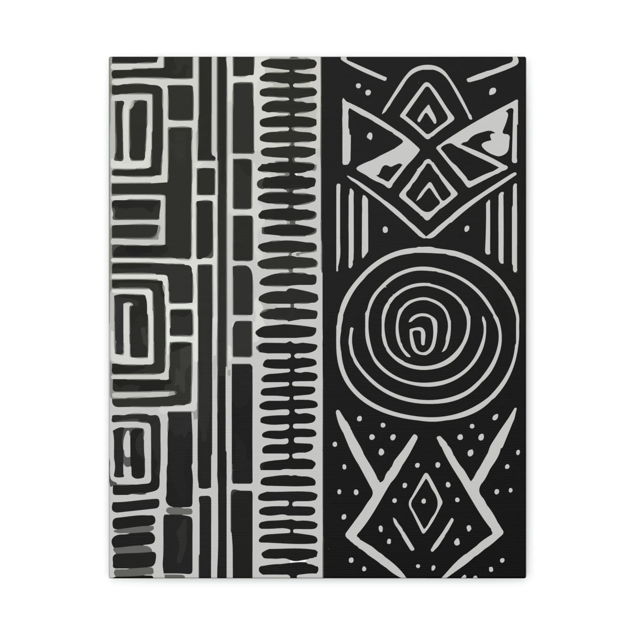 HoN Abstract Canvas B&W #1
