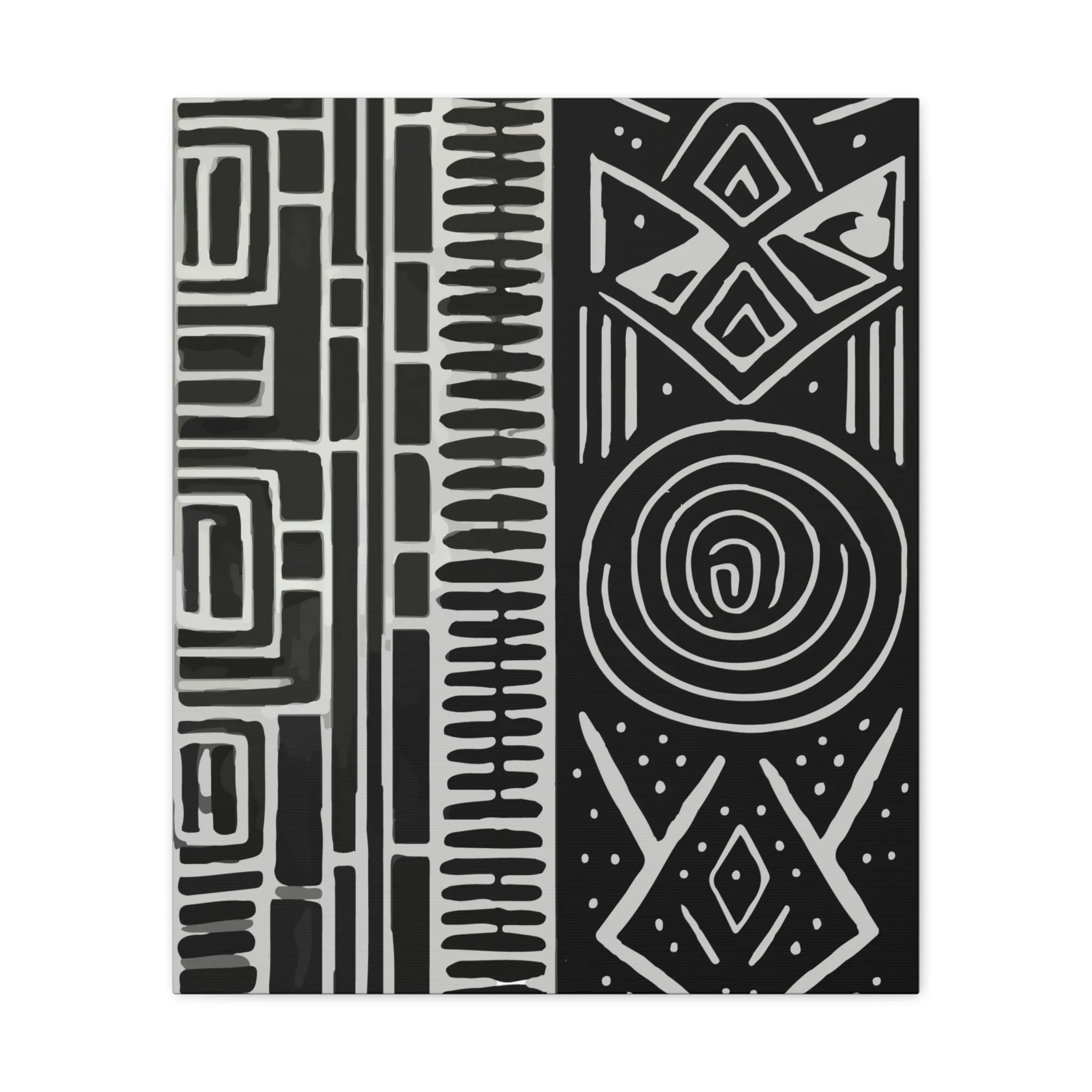 HoN Abstract Canvas B&W #1