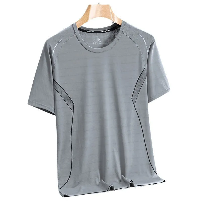 INSTOCK-Breathable ice silk short-sleeved T-shirt