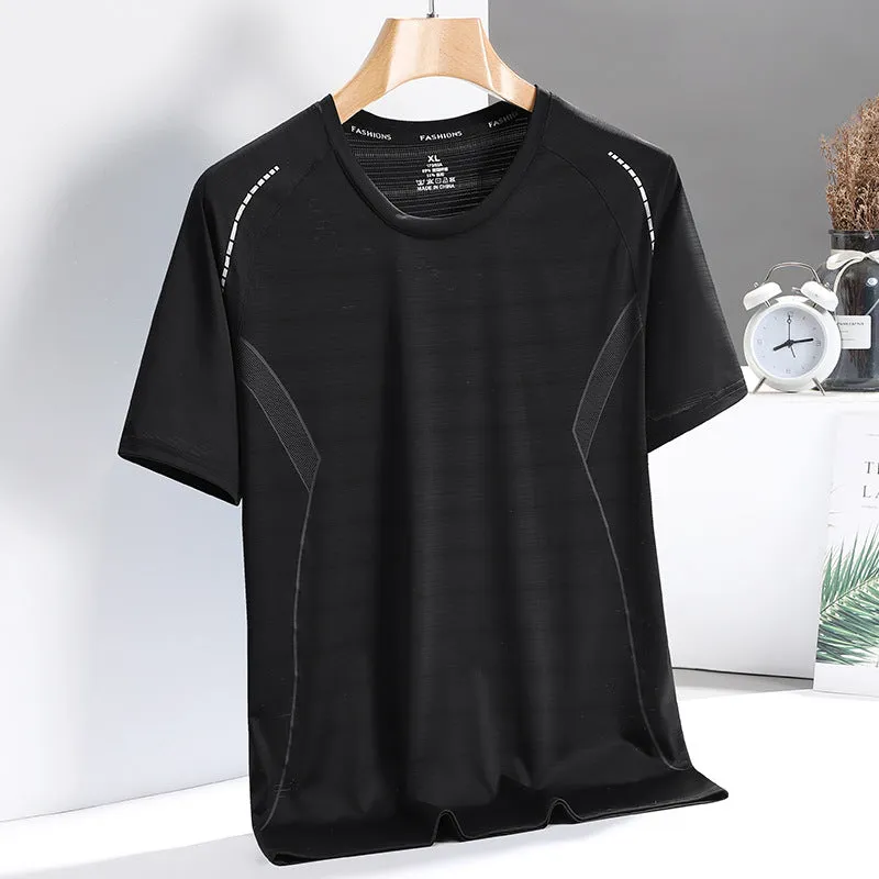 INSTOCK-Breathable ice silk short-sleeved T-shirt