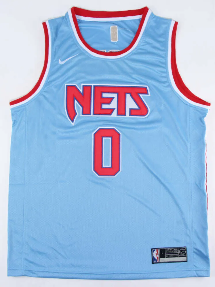 Jeremiah Martin Signed Brooklyn Nets Custom Style Jersey (JSA COA) U Memphis