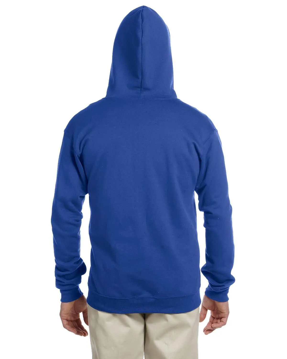 Jerzees Lightweight Full-Zip Hooded Sweatshirt | Royal