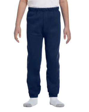 Jerzees Youth Lightweight Fleece Sweatpants | J Navy