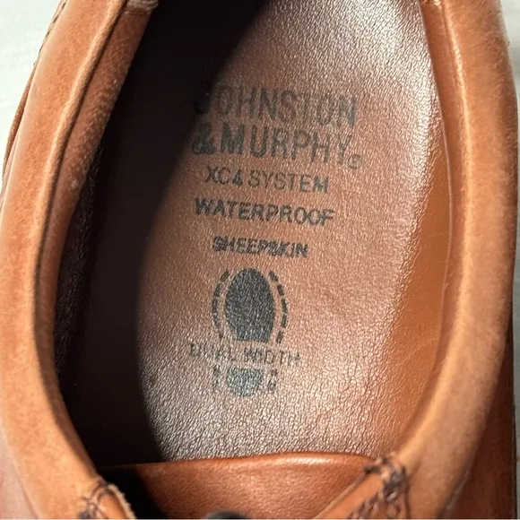 Johnston &amp; Murphy Stanton Runoff Sheepskin Lace-Up Men’s Size 11.5