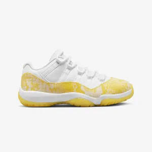 Jordan | AIR JORDAN 11 RETRO LOW  { WHITE/TOUR YELLOW-WHITE