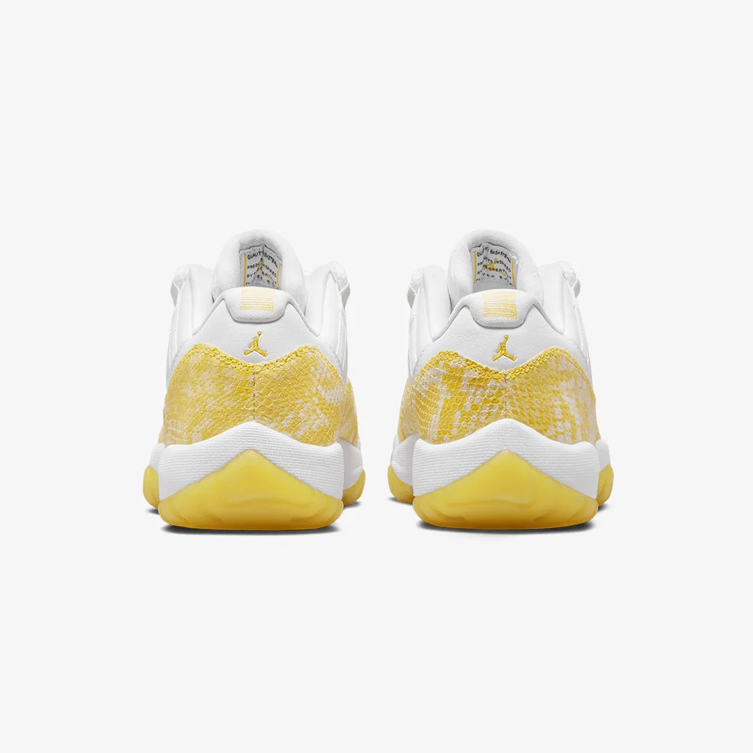 Jordan | AIR JORDAN 11 RETRO LOW  { WHITE/TOUR YELLOW-WHITE