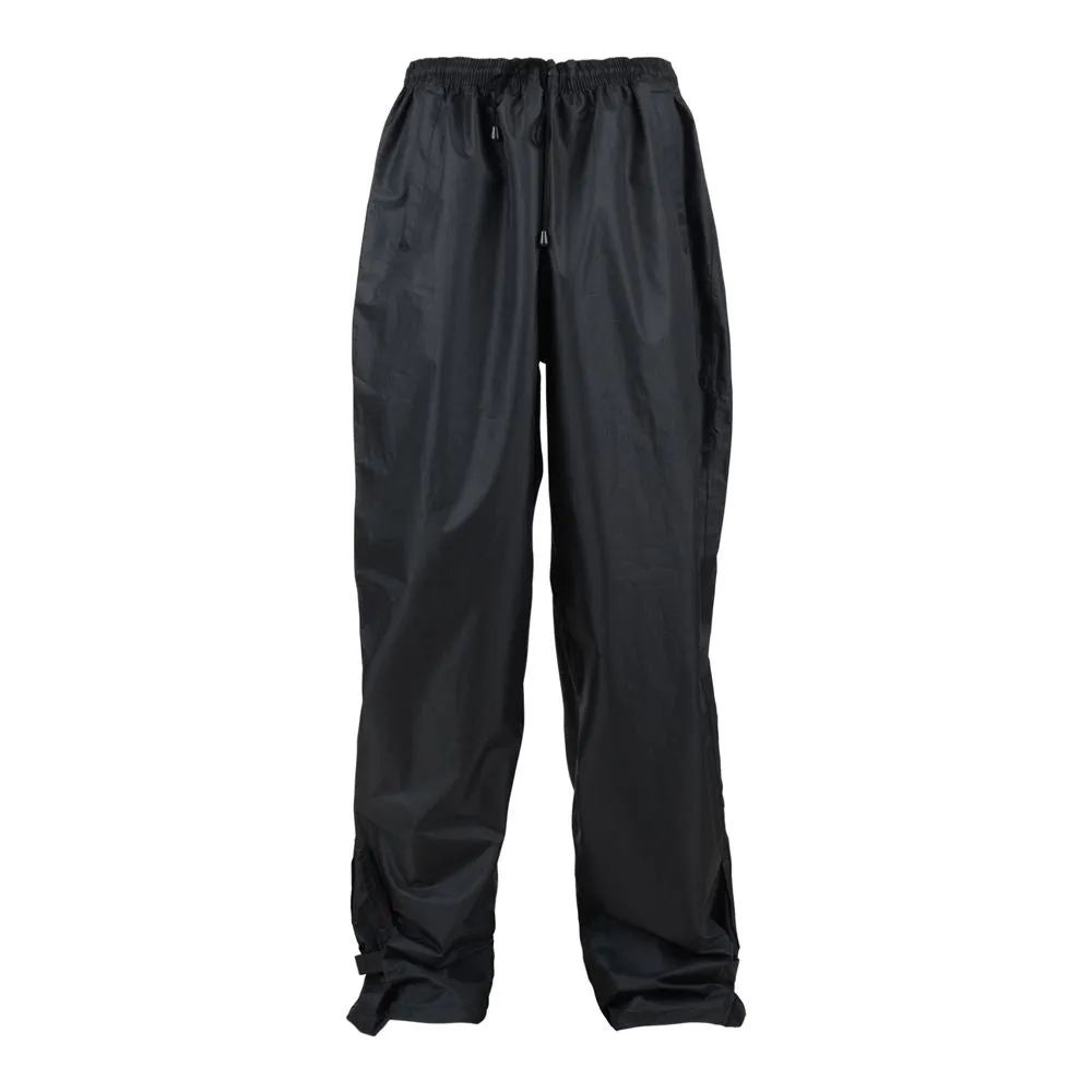 KAM Men's Water Proof Breathable Rain Over Pants in Black and Navy, Size 2XL to 8XL