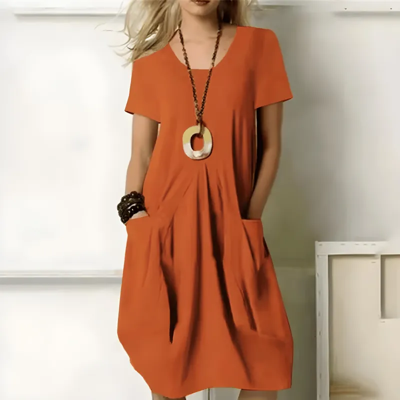 KRESZENTIA I BREATHABLE MIDI DRESS