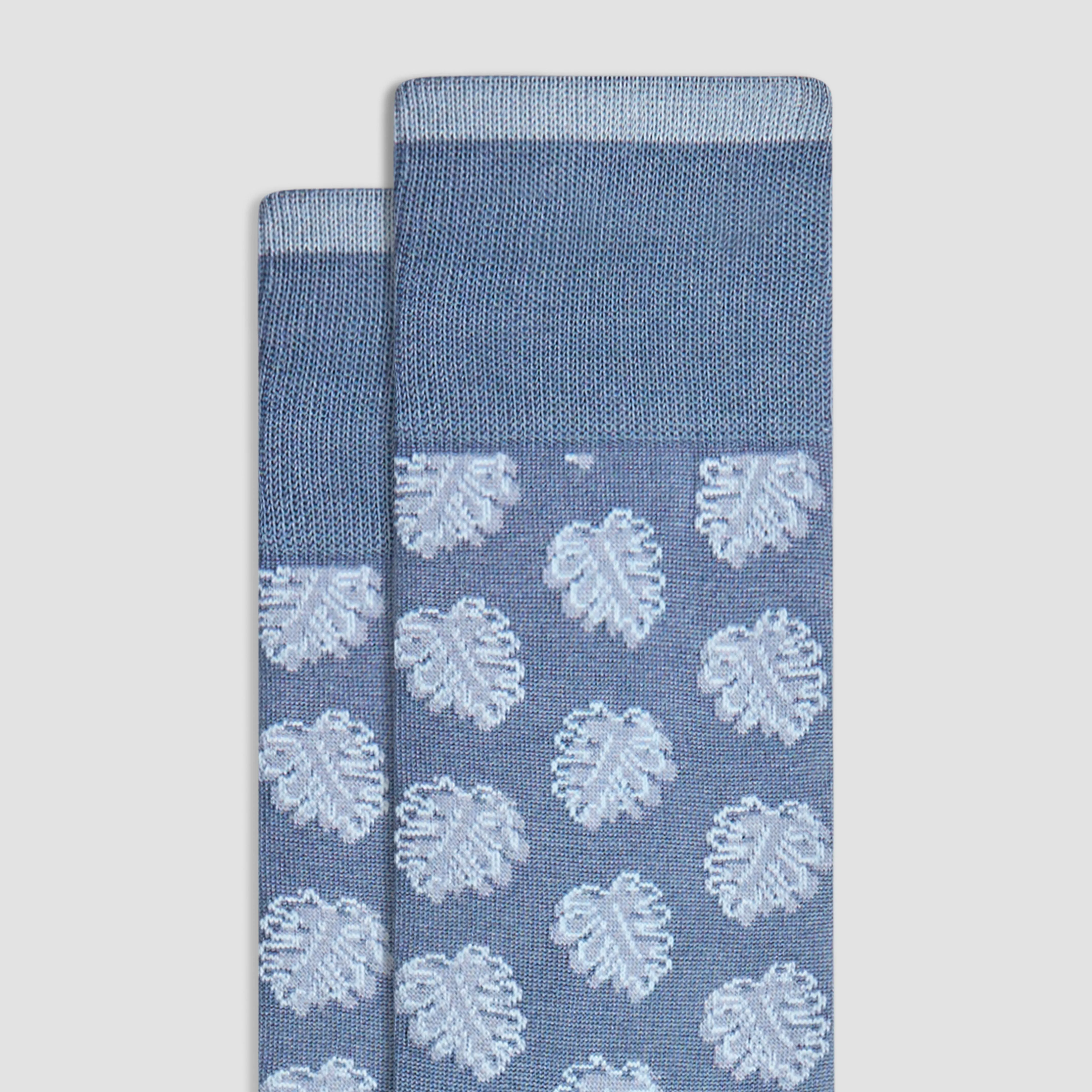 Leaves Mid-Calf Socks