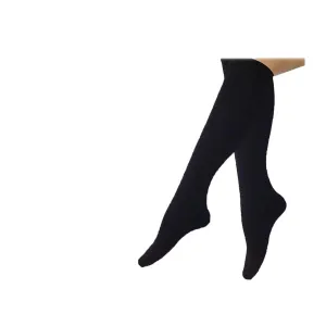 Leen 80 Den, Velvet Touch Control Top, Reinforced Toe Kneehigh