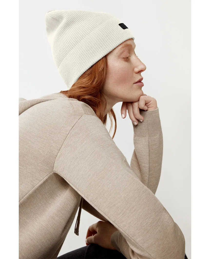Lightweight Beanie Cashmere Mist Grey Womens