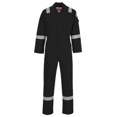 Lightweight Flame Retardant Antistatic Enhanced Viisibility Coverall FRAS Portwest FR21