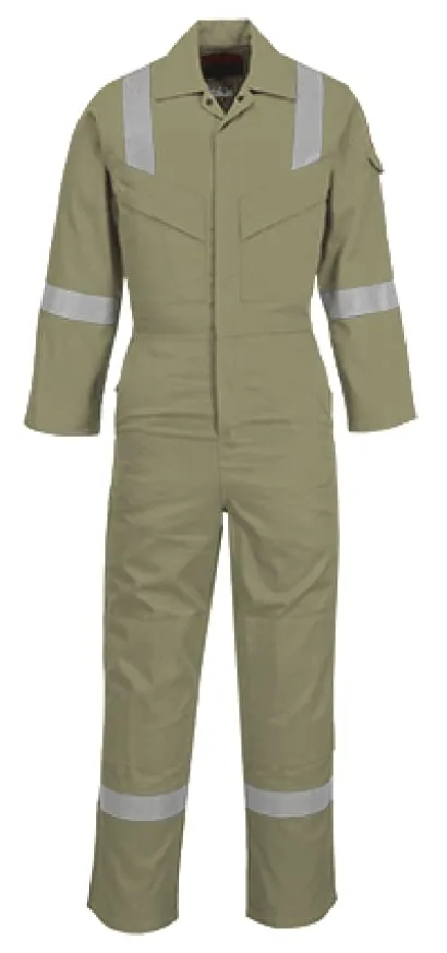 Lightweight Flame Retardant Antistatic Enhanced Viisibility Coverall FRAS Portwest FR21