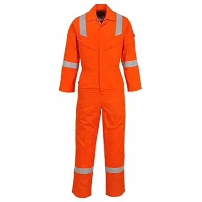 Lightweight Flame Retardant Antistatic Enhanced Viisibility Coverall FRAS Portwest FR21