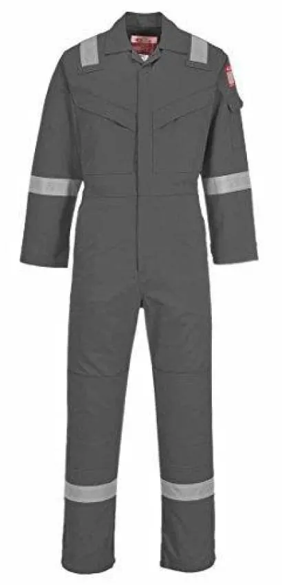 Lightweight Flame Retardant Antistatic Enhanced Viisibility Coverall FRAS Portwest FR21