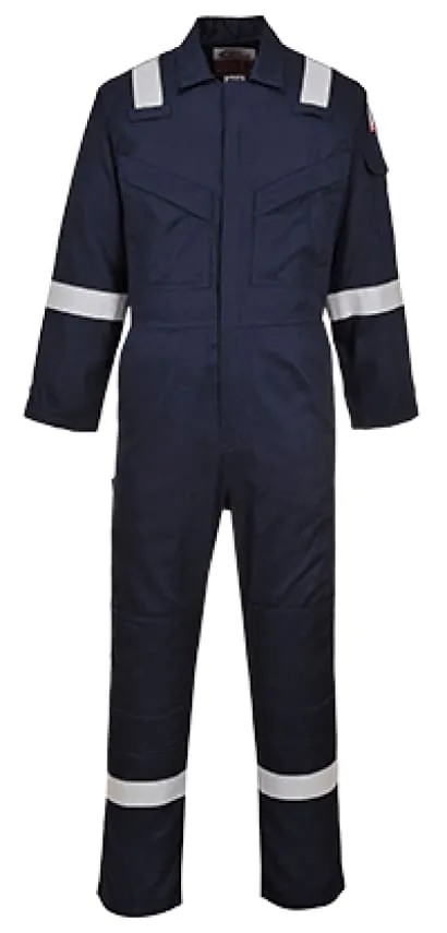 Lightweight Flame Retardant Antistatic Enhanced Viisibility Coverall FRAS Portwest FR21