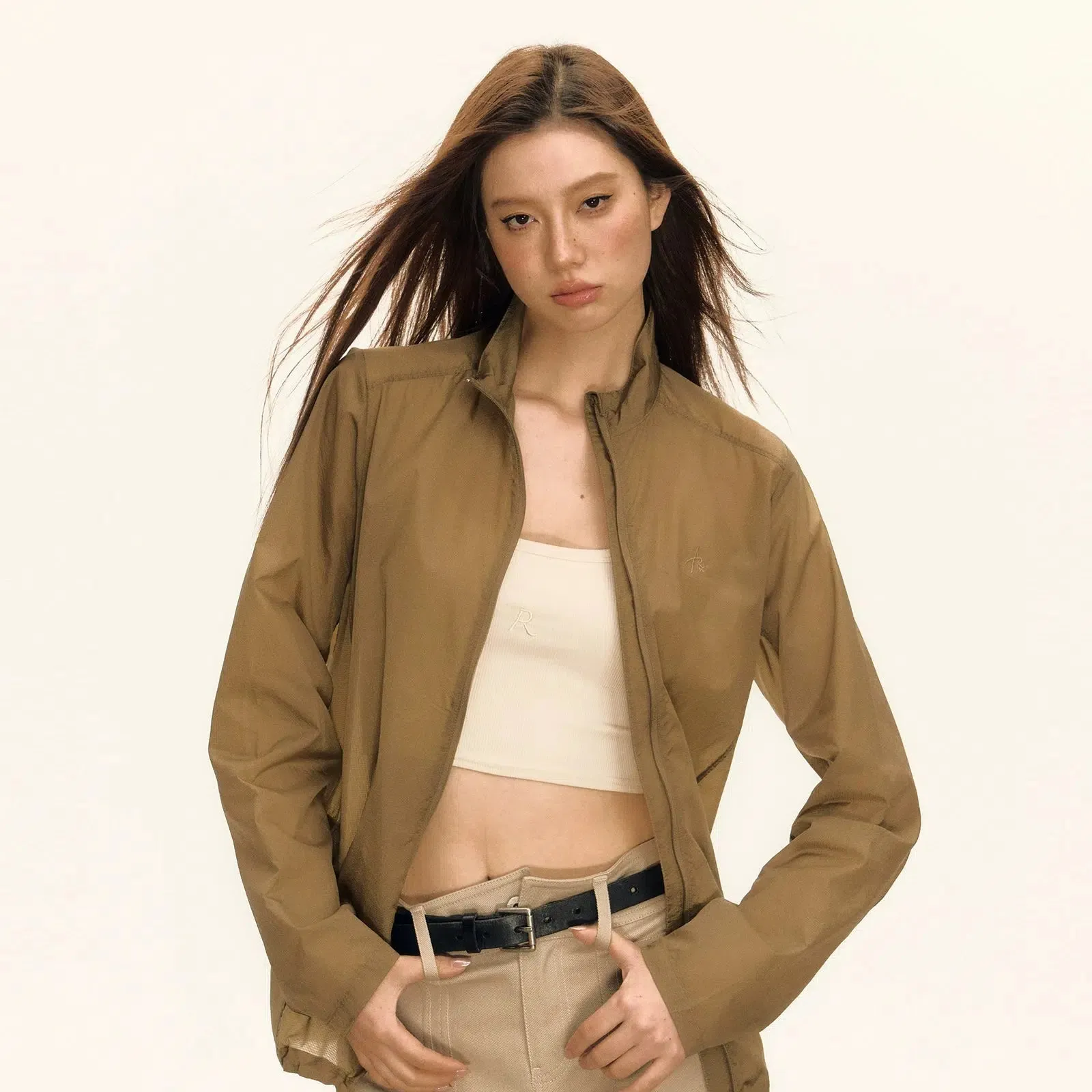 Lightweight Sun Protective Zip-Up Coat