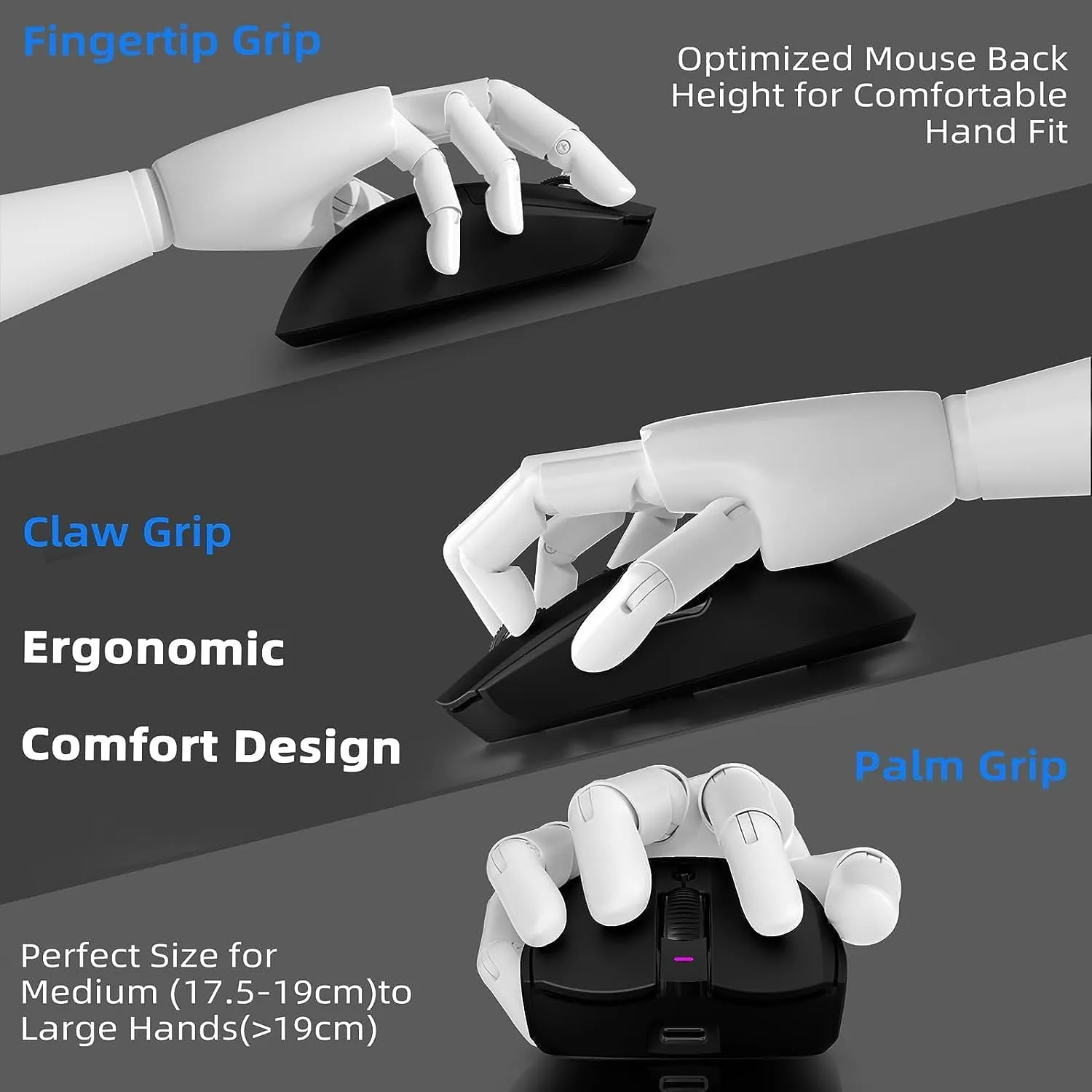 lightweight Wireless Professional Gaming Mouse 26000dpi for PC