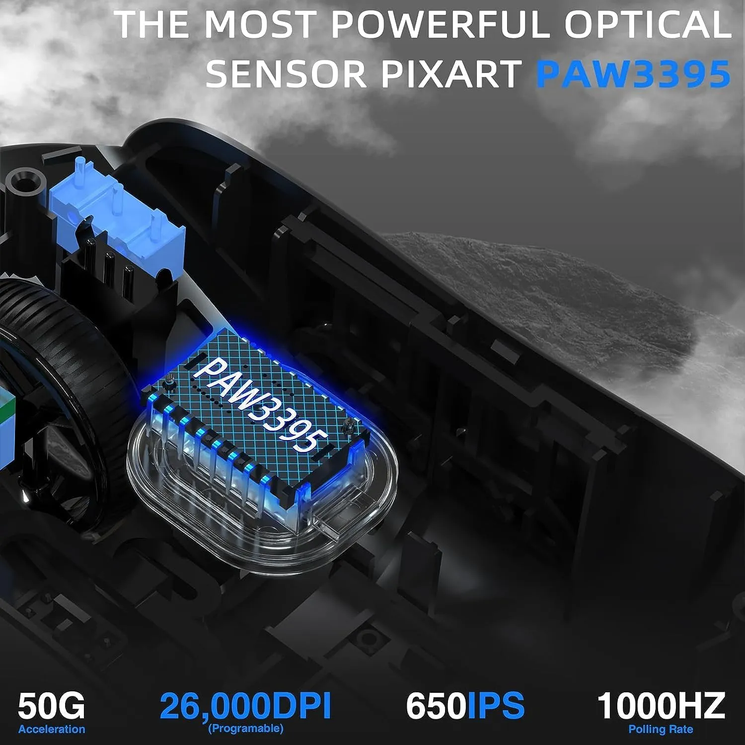 lightweight Wireless Professional Gaming Mouse 26000dpi for PC
