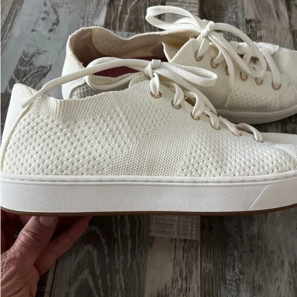 L.L. Bean Eco Bay Soft Knit Sneaker Size 10 Lace Up Machine Washable Athleisure