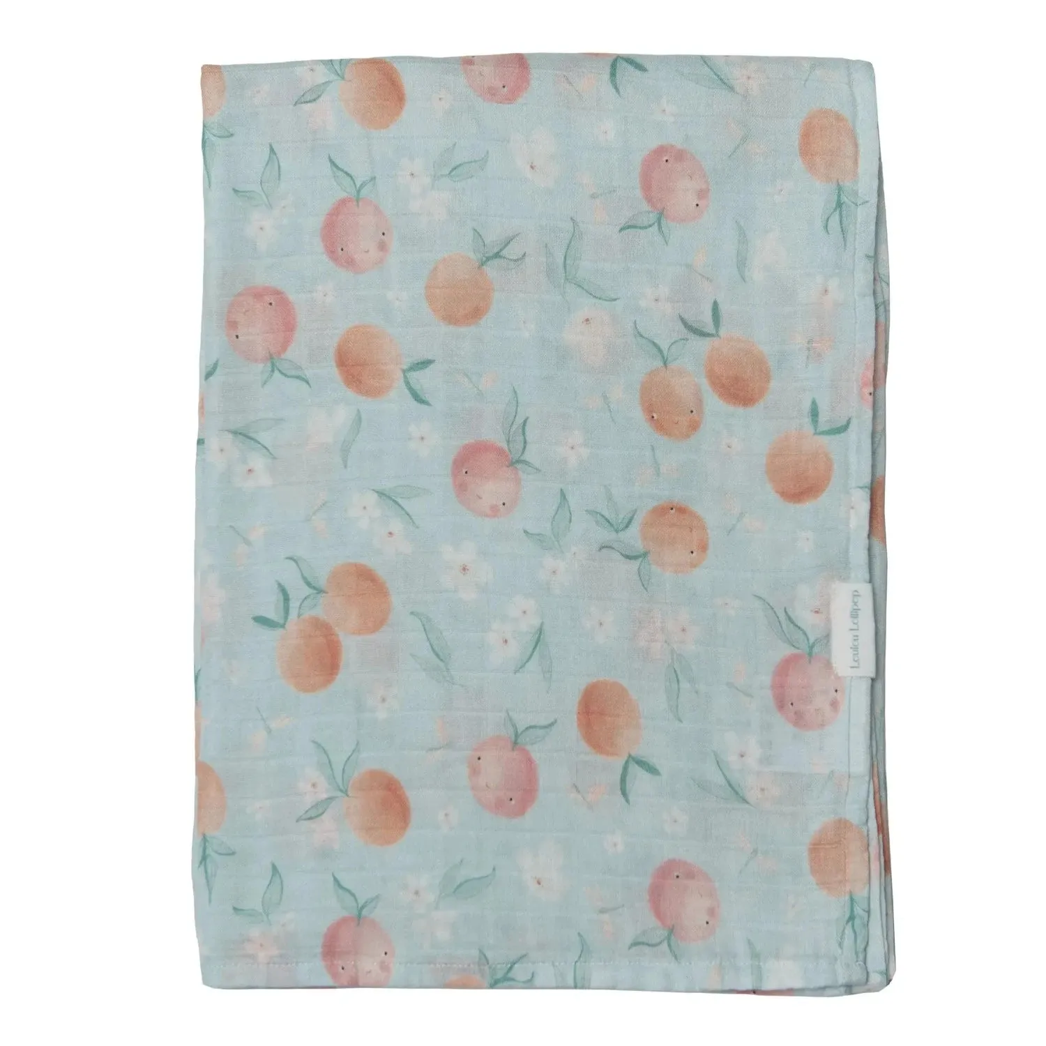 Loulou Lollipop Muslin Swaddle Blanket - Peaches