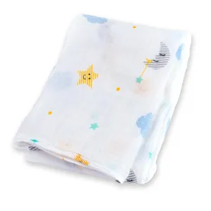 Lulujo Muslin Swaddle - Dreamland