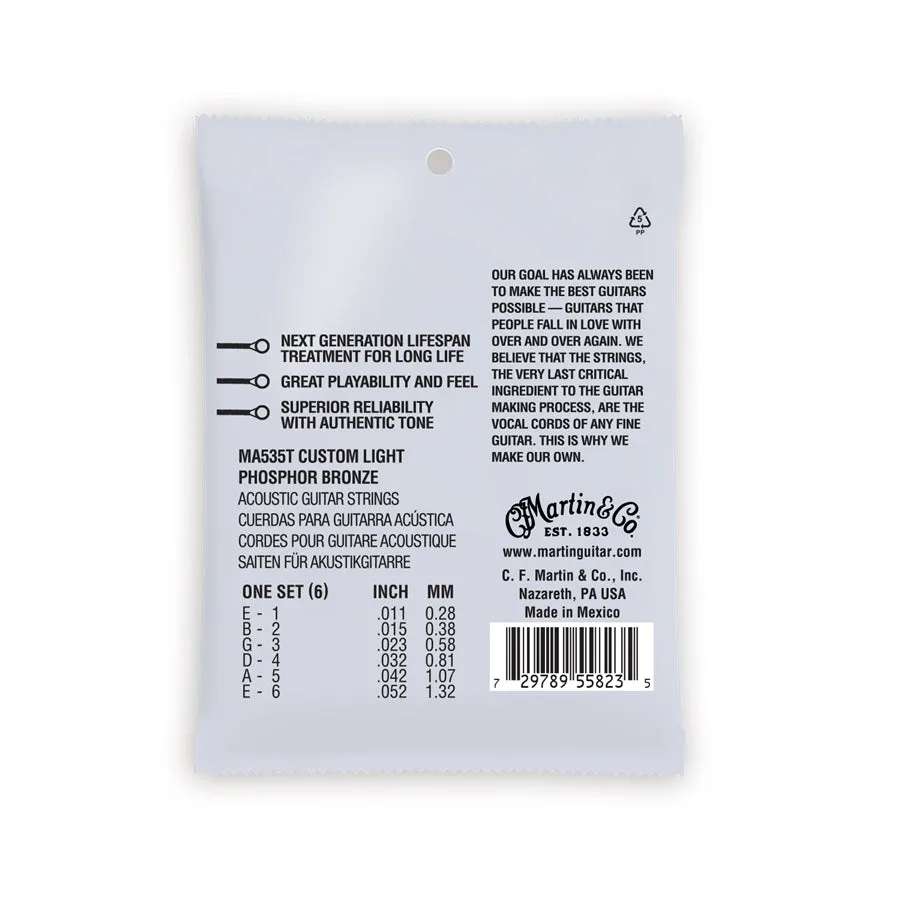 MA535T Authentic Lifespan 2.0 Custom Light Phosphor Bronze 11-52