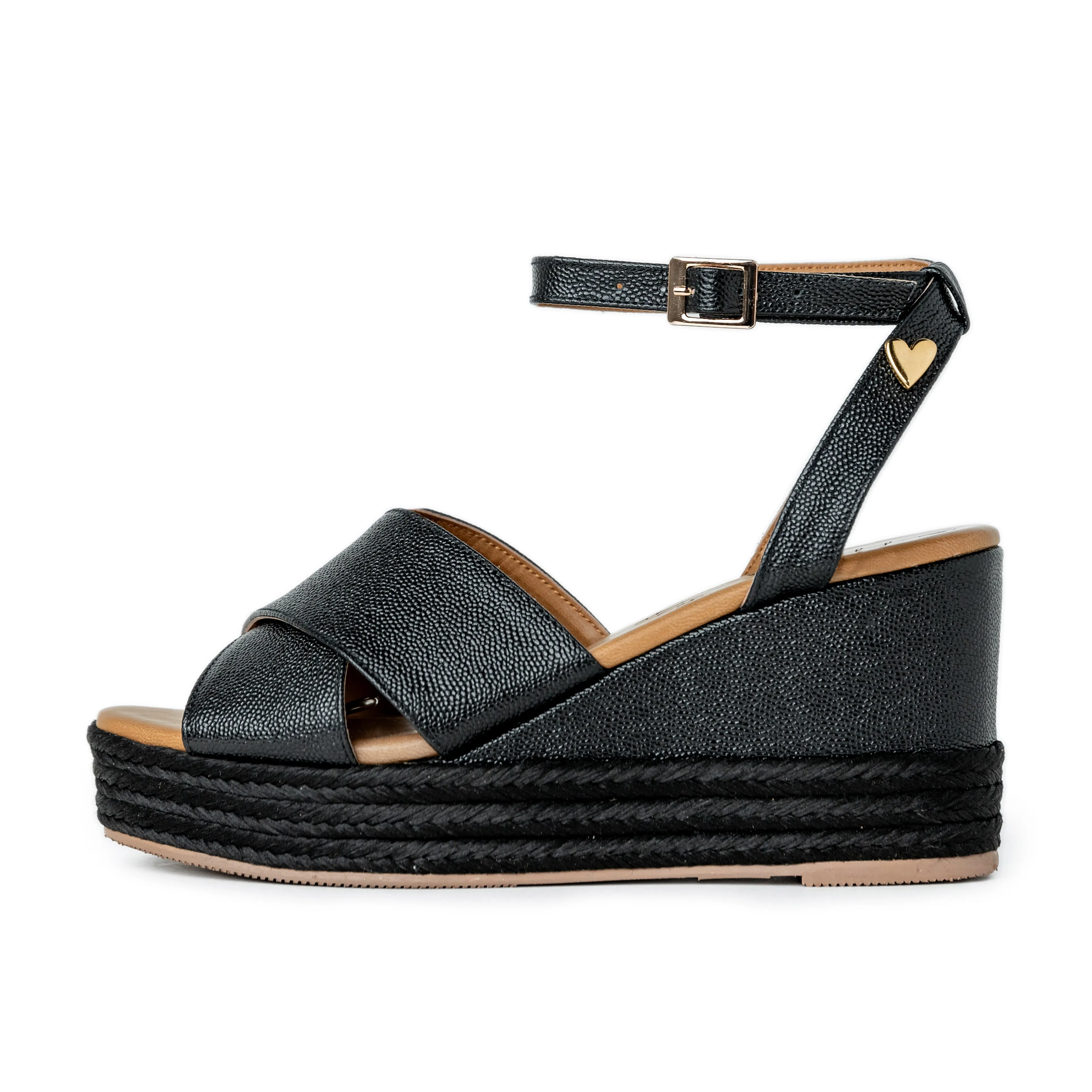 Masha Sandals Total Black - Low High