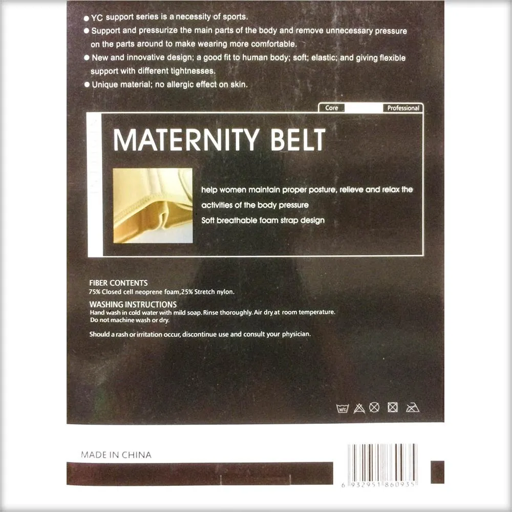 Maternity Belt Soft Breathable Foam Strap Design