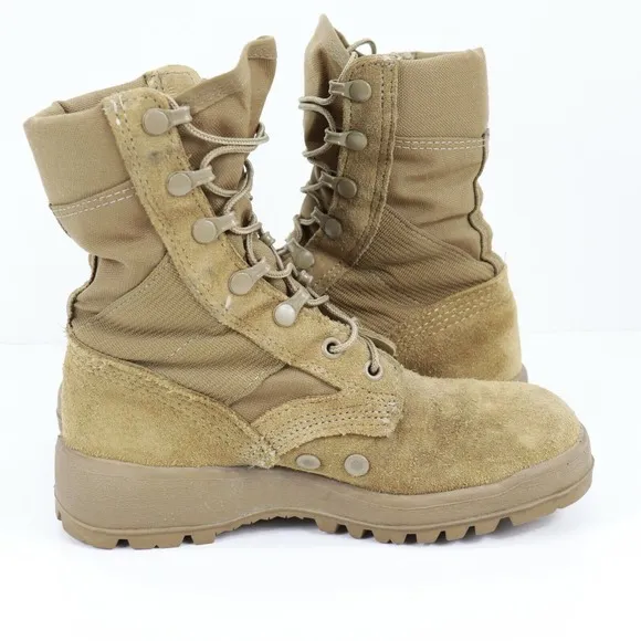 McRae Military Boots Men’s 2.5 W Hot Weather Desert Tan Vibram Sole