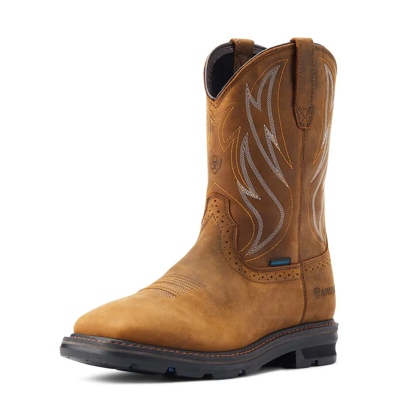 Men's Ariat 10044545 Sierra Shock Shield Waterproof Work Boot