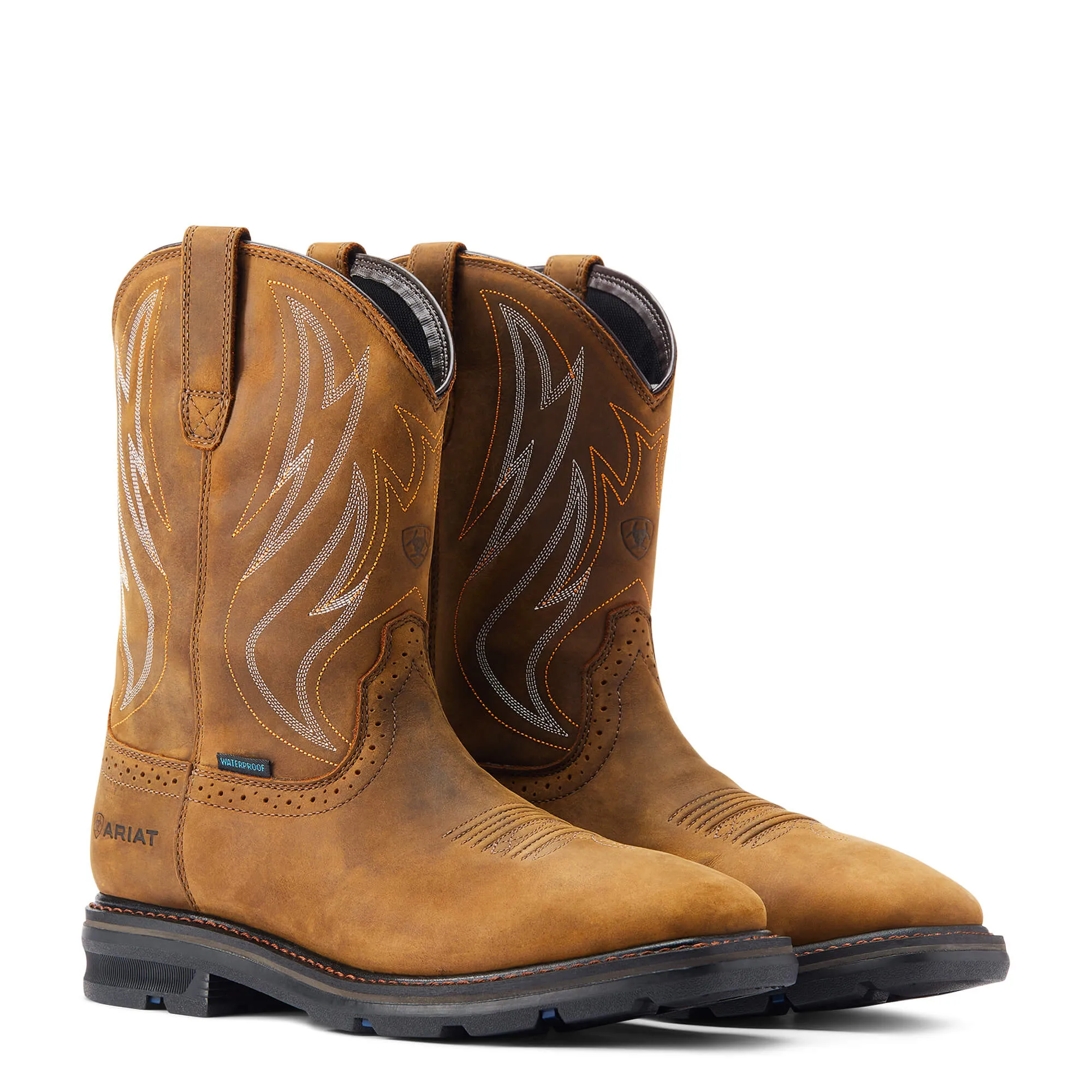 Men's Ariat 10044545 Sierra Shock Shield Waterproof Work Boot