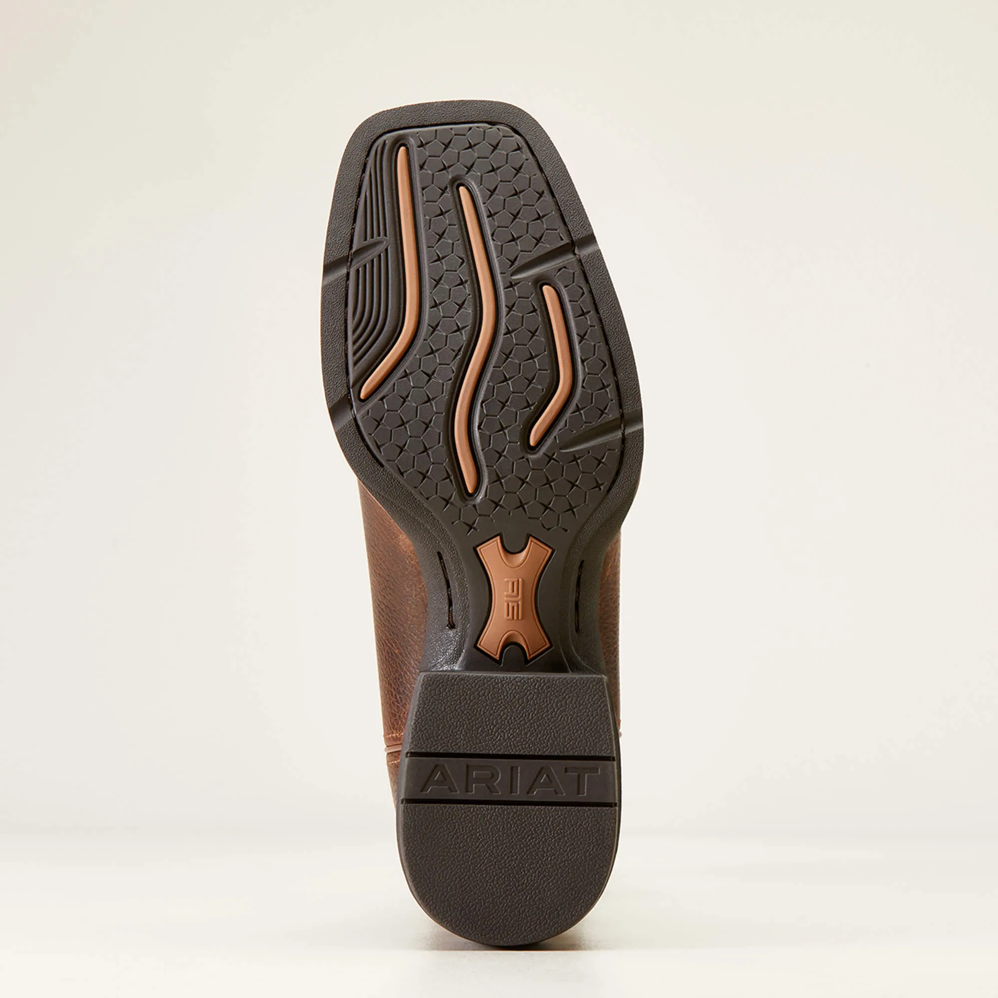 Men's Ariat Sport Fiddle Brown, Pull On Western, Square Soft Toe Boot