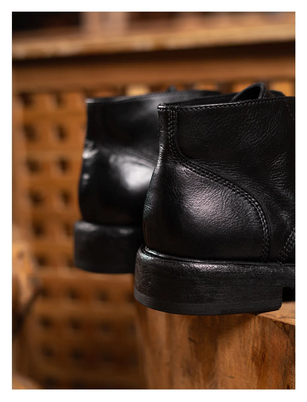 Men's Brogue Derby Boots