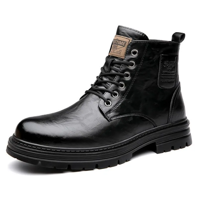 Men's Winter Martin Boots - Business Casual Style