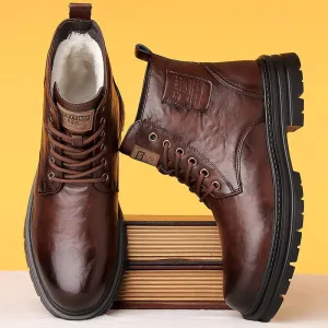 Men's Winter Martin Boots - Business Casual Style