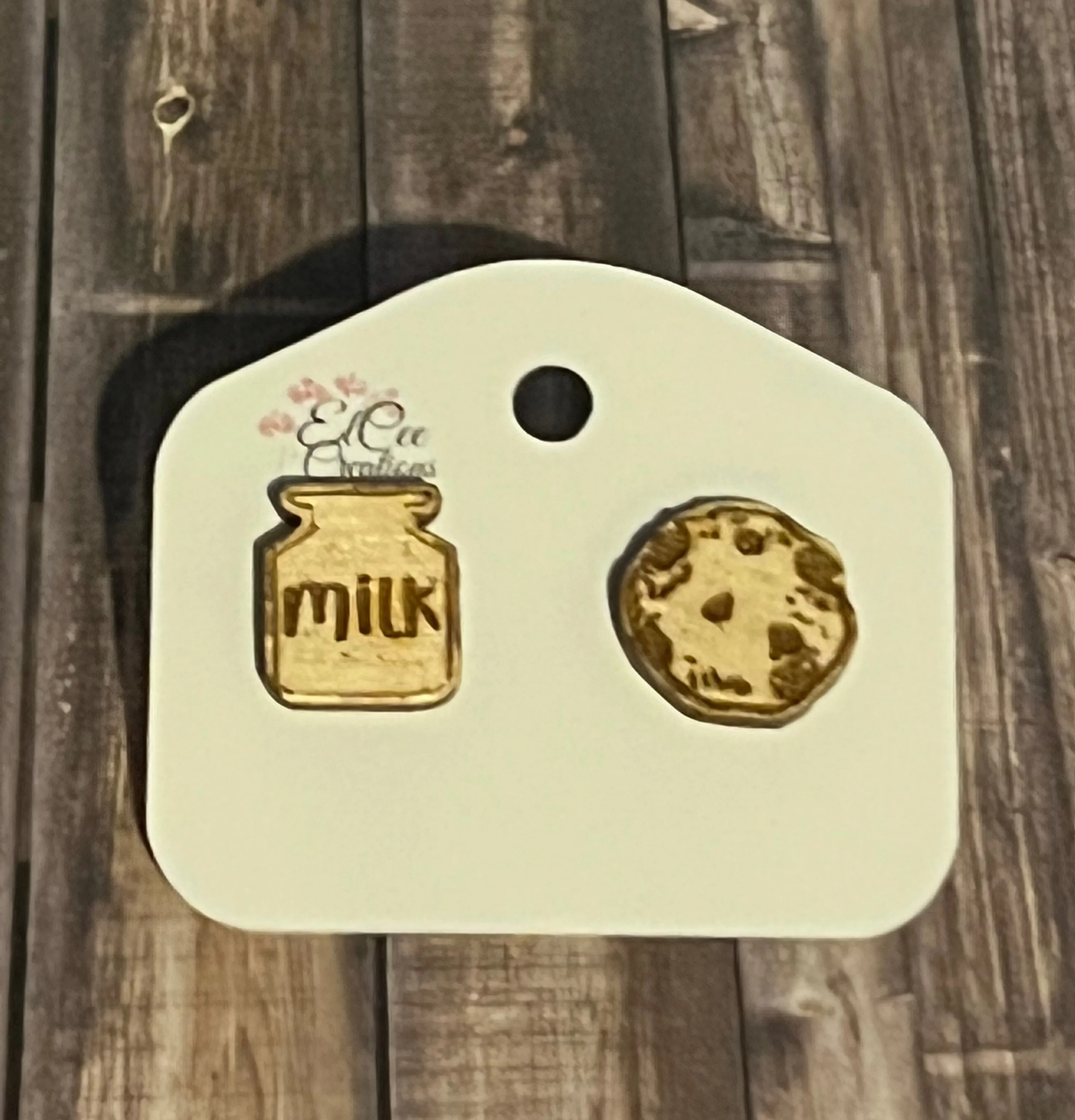 Milk & Cookies Stud Earrings