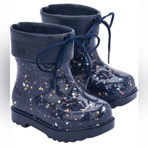 Mini Melissa kids water resistant  rain comfy boot size 2 new