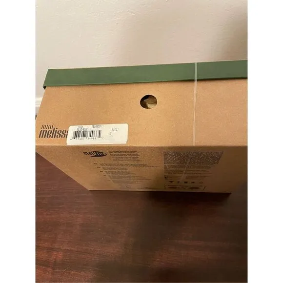 Mini Melissa kids water resistant  rain comfy boot size 2 new