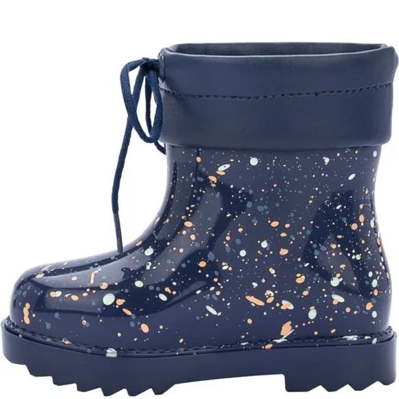 Mini Melissa kids water resistant  rain comfy boot size 2 new