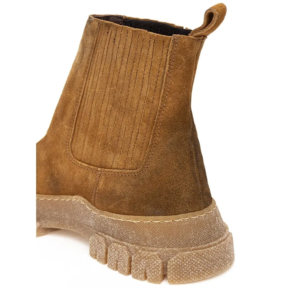 Multicolor Suede Leather Boot