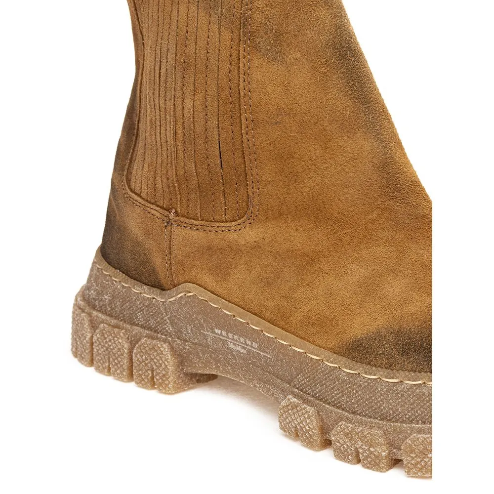 Multicolor Suede Leather Boot