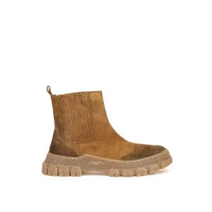 Multicolor Suede Leather Boot