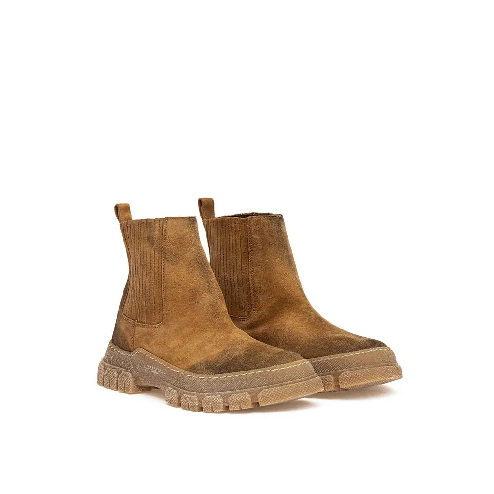 Multicolor Suede Leather Boot