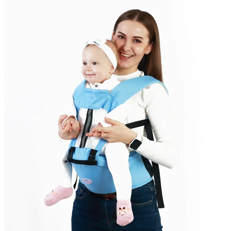 Multifunctional Breathable Double Shoulders Front Hold Baby Carrier